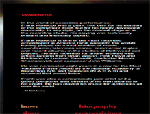 Tablet Screenshot of frankmarocco.com